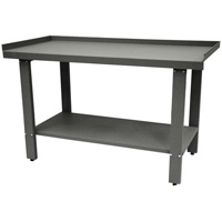 Homak GW00550150 59 Inch Industrial Gray Workbench