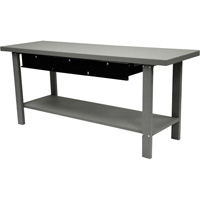 79 Inch Industrial Gray Workbench With 3 Drawers HOMGW00550160 | ToolDiscounter
