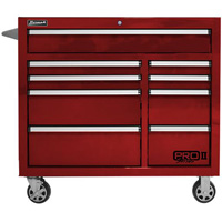 41 Inch Pro Ii 9-Drawer Roller Cabinet, Red HOMRD04041092 | ToolDiscounter