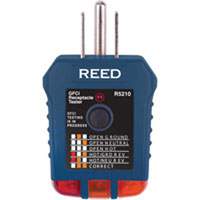 REED Instruments R5210 Receptacle Tester with GFCI