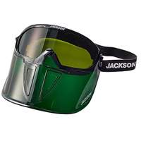 JACKSON SAFETY 21002 GPL500 Premium Goggle with Detachable Face Shield, Shade 5 IR Lens
