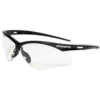 JACKSON SAFETY 50000 Safety Glasses with Black Frame & Clear Lens