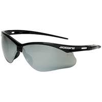 JACKSON SAFETY 50006 Safety Glasses with Black Frame and Smoke Lens