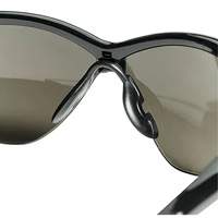 JACKSON SAFETY 50006 Safety Glasses with Black Frame and Smoke Lens