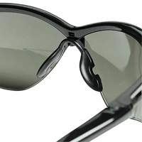 JACKSON SAFETY 50007 Safety Glasses with Black Frame and Smoke Anti-Fog Lens