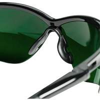 JACKSON SAFETY 50010 Safety Glasses with Black Frame and IR 5.0 Lens