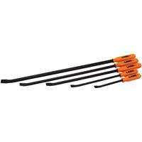 Kastar Hand Tools 853-5ST 5 Piece Curved Pry Bar With Strike Handle Set