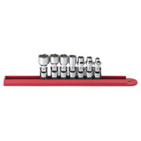 GearWrench 80310D 1/4 Inch Dr 7 Pc 6 Pt Fractional Flex Socket Set