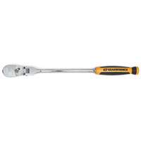 GearWrench 81210T Gearwrench&reg; 3/8" Drive 90-Tooth Dual Material 13" Long Flex Head Teardrop Ratchet