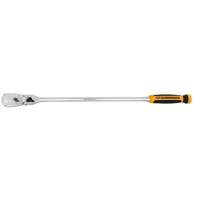 GearWrench 81372T 24" Long 1/2" Drive 90-Tooth Dual Material Locking Flex Head Teardrop Ratchet
