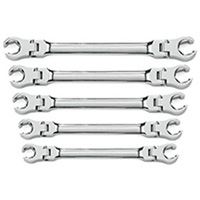 6 Pc SAE Flare Nut - Flex Head Wrench Set KDT81910 | ToolDiscounter