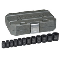 GearWrench 84931 1/2" Drive SAE Standard Impact Socket Set