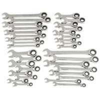 GearWrench 85034 72-Tooth 12 Point Standard and Stubby Wrench Set