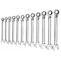 GearWrench 9620N 12-Piece 12-Point Metric Reversible Ratcheting Wrench Set