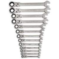 GearWrench 9702D 13 Pc Flex Combinationination Ratcheting Wrench Set