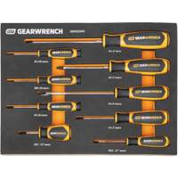 GearWrench KDT-GWMSSCRPH Phillips&reg; Dual Material Screwdriver Set in Foam Storage Tray
