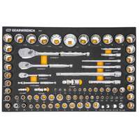 GearWrench MEGAMOD194 MEGAMOD Mechanics Tool Set in Modular Foam Trays with Storage Unit