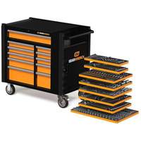 GearWrench MEGAMODMRO MEGAMOD Master Mechanics Hand Tool Set with Modular Foam Trays and Mobile Work Station