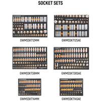 GearWrench MEGAMODPRO MEGAMOD Master Mechanics Tool Set in Premium Modular Foam Trays with Tool Storage