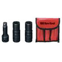 Ken-Tool 30110 Socket Set, Thinwall, Flip, 3 Piece