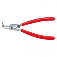 Knipex 4623A31 8 Inch Circlip Pliers, Angled Tip For External Shaft Circ