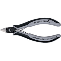 Knipex 7962125ESD 5 Inch Esd Precision Electronics Diagonal Cutters