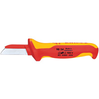 Knipex 9854 7 Inch 1000 Volt Insulated Cable Knife