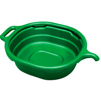 Lisle 17982 4.5 Gallon Oval Drain Pan, Green