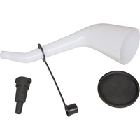 Lisle 18232 Offset Funnel With Cap And Lid