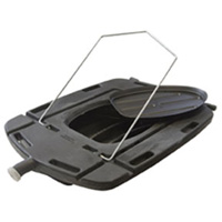 Lisle 19202 Low Profile Truck Oil Drain With Lid