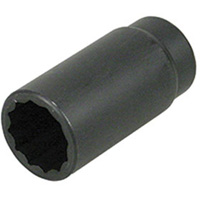 Lisle 39510 Axle Nut Socket, 30mm, 12 Point