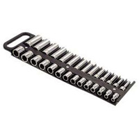 Lisle 40210 3/8 Inch Magnetic Socket Holder - Black