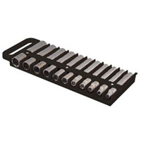 Lisle 40990 1/2 Inch Magnetic Socket Holder - Black