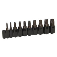Lisle 61980 Stripped Screw Extractor Set, 10 Pc