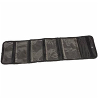 Lisle 82860 Roll-Up Pouch Black/Clear For Multimeter Accessory Kit