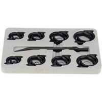 Lock Technologies LT1920XL 16 Piece SAE Shockit Line Wrench Set for Automotive/Hydraulic Line Fittings