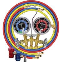 Mastercool 81661 2-Way Brass Manifold, R1234YF