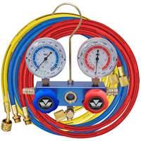 Mastercool 85172 R134A Alum Manifold Gauges W2-Way 72 In Hoses
