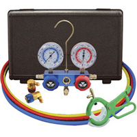 Mastercool 89660-PRO5 R134A Manifold W/ 60 Inch Hoses & Can Tap