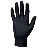 Midknight Powder Free Black Nitrile Exam Gloves, X-Small MICMK-296-XS | ToolDiscounter