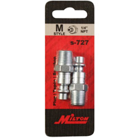 Milton S-727 1/4 Inch Male M Style Plug