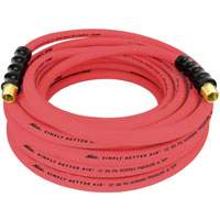 Milton ULR125012 50' Ultra Lightweight Rubber Air Hose, 1/2" NPTM , 1/2" ID