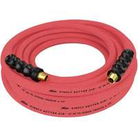 Milton ULR125038 50' Ultra Lightweight Rubber Air Hose, 3/8" NPTM, 1/2" ID