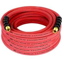 Milton ULR385038 50' Ultra Lightweight Rubber Air Hose, 3/8" NPTM, 3/8" ID