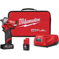Milwaukee 2555-22 M12 Fuel Stubby Impact Wrench Kit