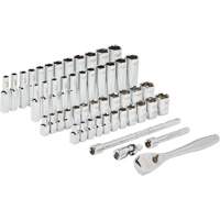 Milwaukee ML48-22-9004 50-Piece SAE & Metric Ratchet & Socket Set