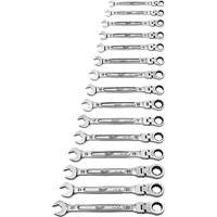 Milwaukee 48-22-9513 15pc Metric Flex Head Ratcheting Combination Wrench