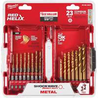 Milwaukee ML48-89-4631 23-Piece Shockwave Impact Duty Drill Bit Set