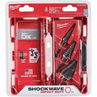 Shockwave™ Impact Duty™ Step Drill Bit Set, 3 Pieces, Titanium MLW48-89-9257 | ToolDiscounter