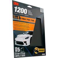 3M 32022 3M Wetordry Sandpaper 32022, 1200 Grit, 9 in x 11 in